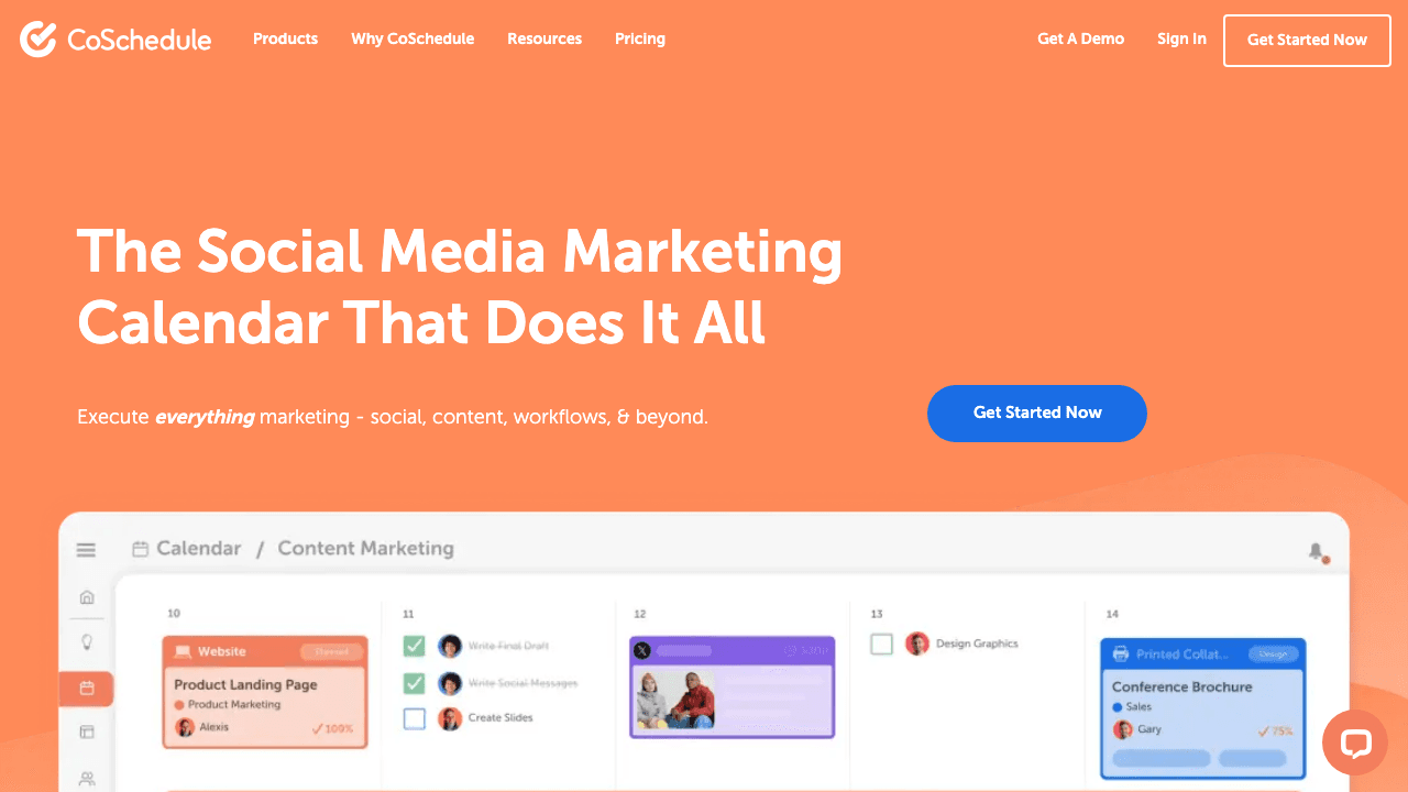 CoSchedule homepage