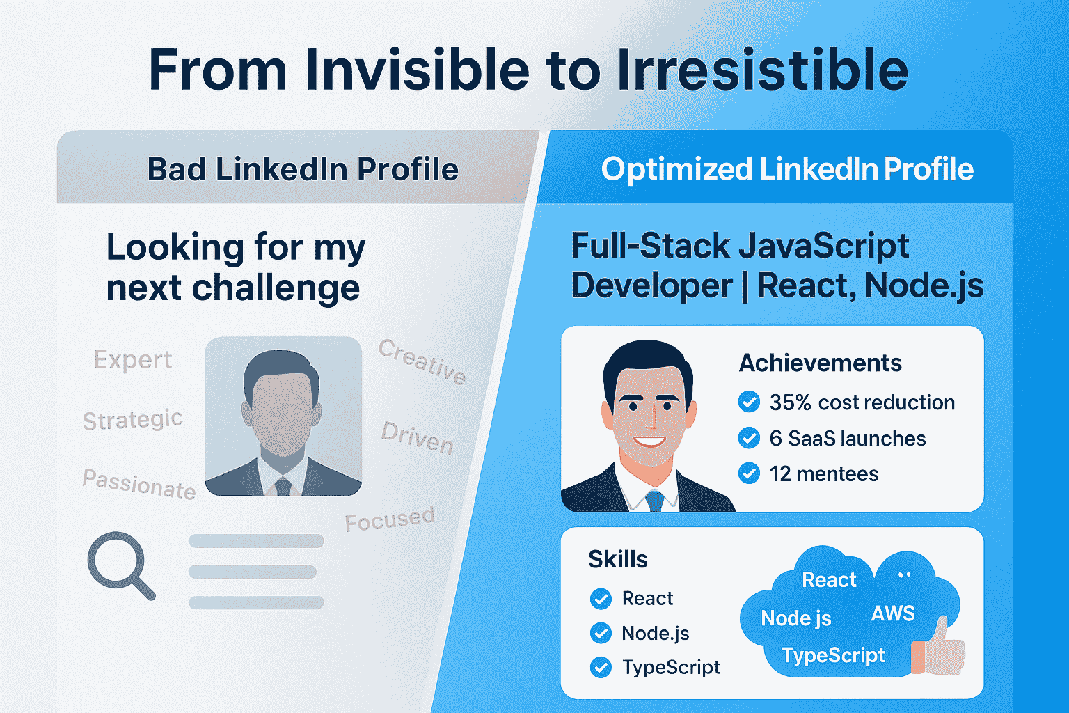 A Bad LinkedIn Profile Example – What Not to Do
