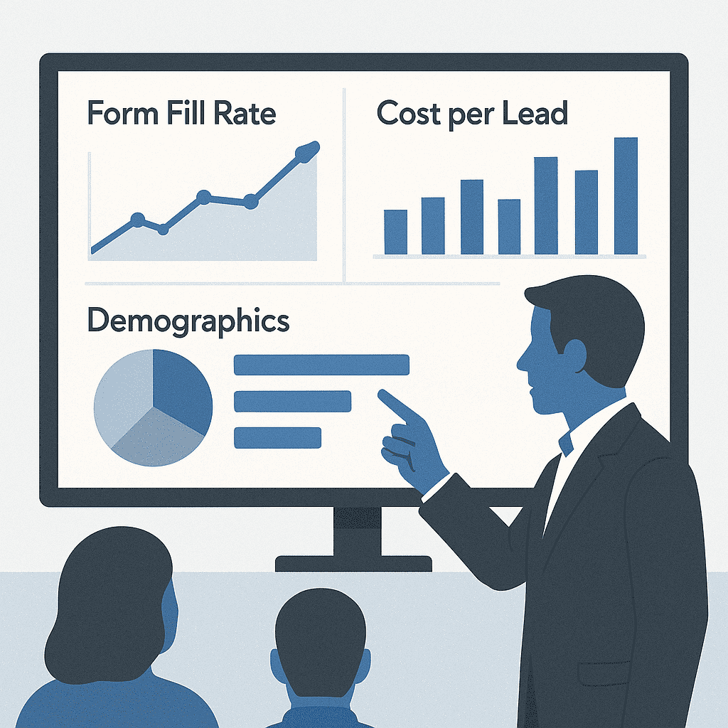 ROI shown after using LinkedIn lead gen form