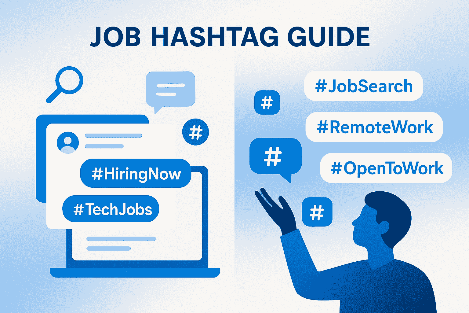 35+ Best LinkedIn Hashtags for Job Seekers (2026)