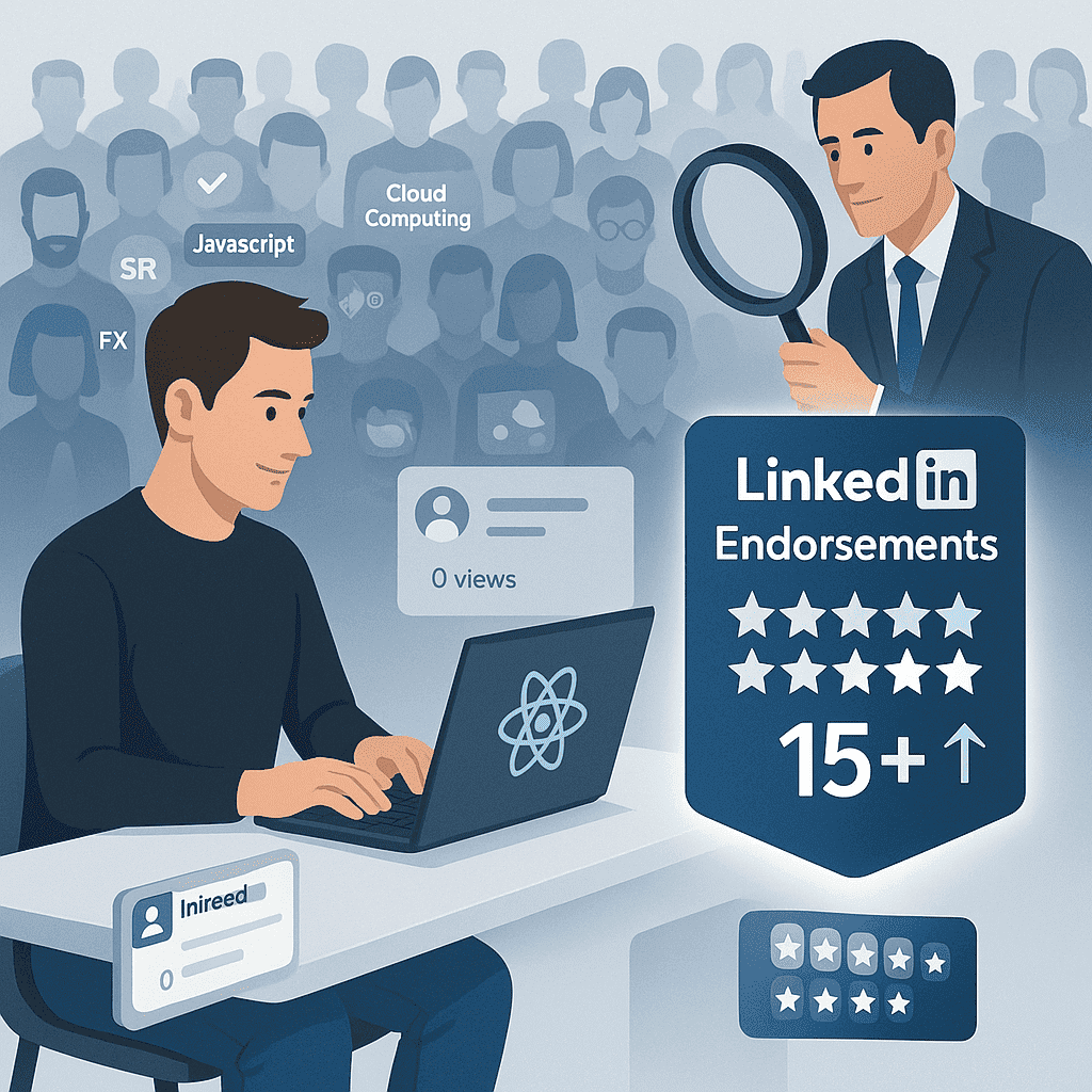 Illustration showing how endorsement helps