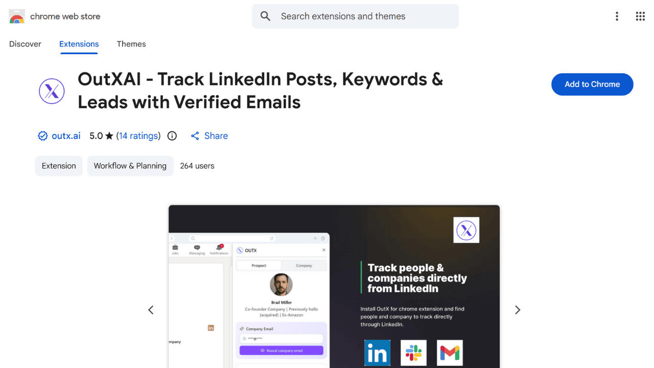 Install Outx.ai Chrome Extension
