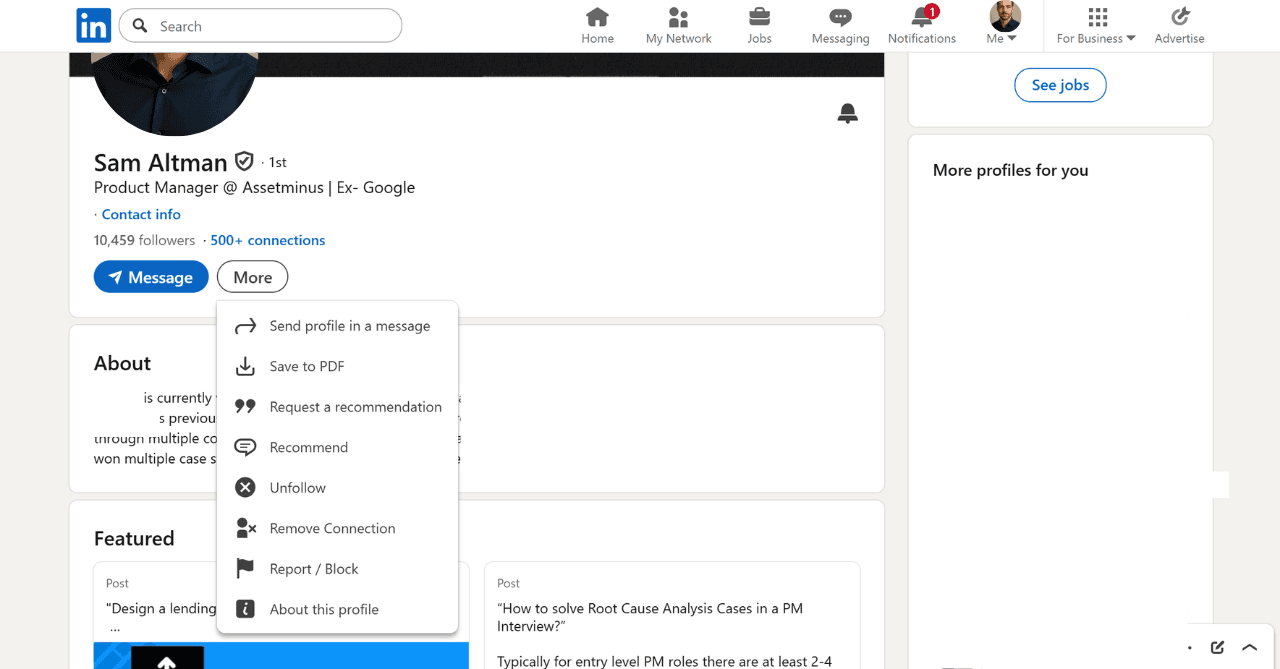 Report and Restrict