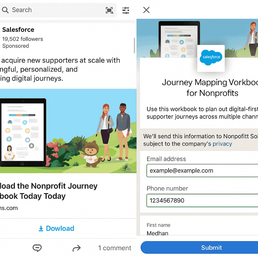 Salesforce LinkedIn Lead gen