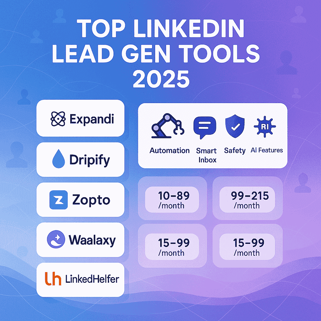 23 best LinkedIn lead generation tools for 2025 (ranked by ROI & safety)