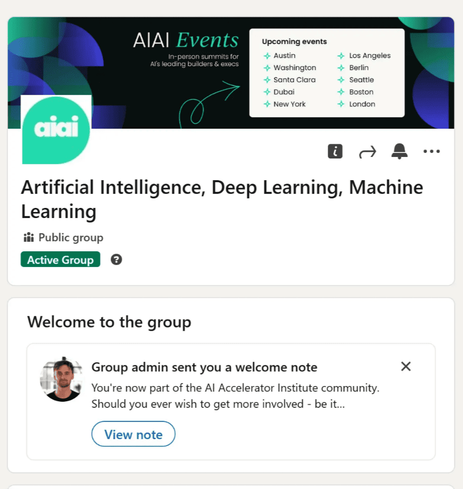 LinkedIn group