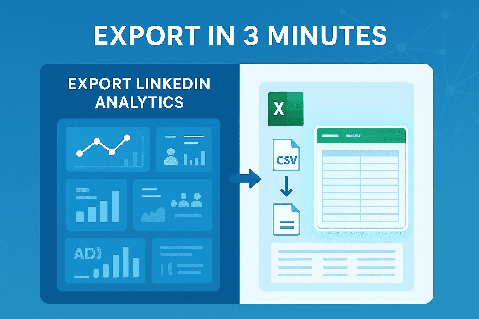 Export LinkedIn data