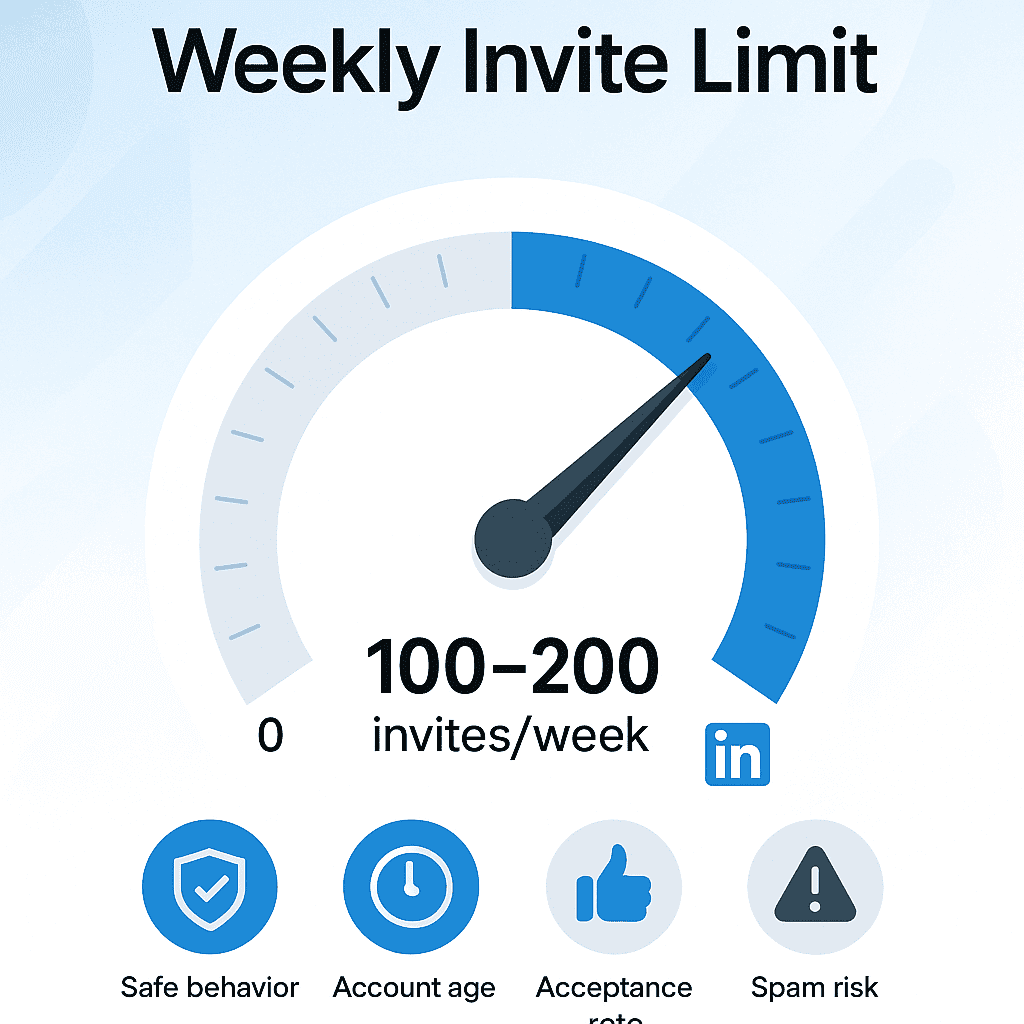 Weekly invite limit