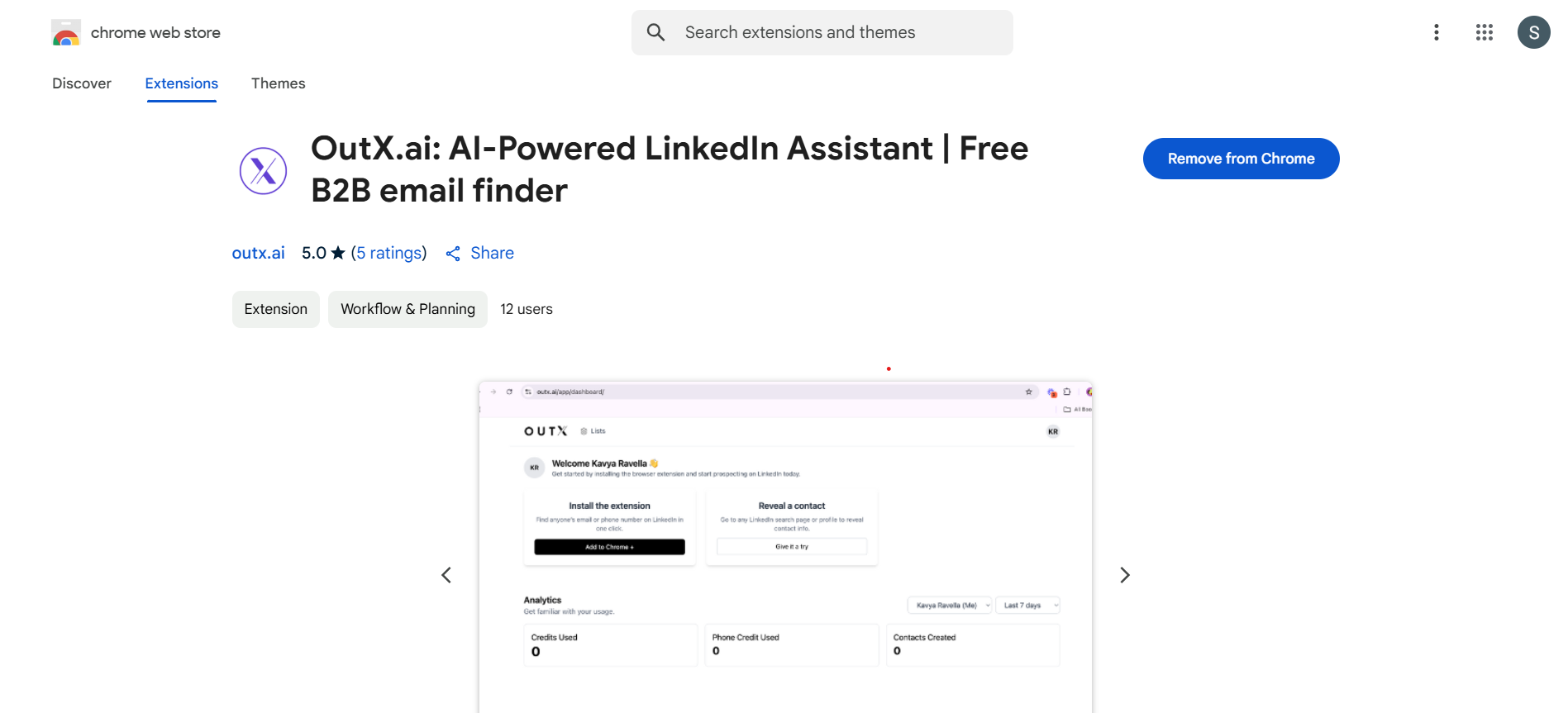 Install OutX.ai Chrome Extension