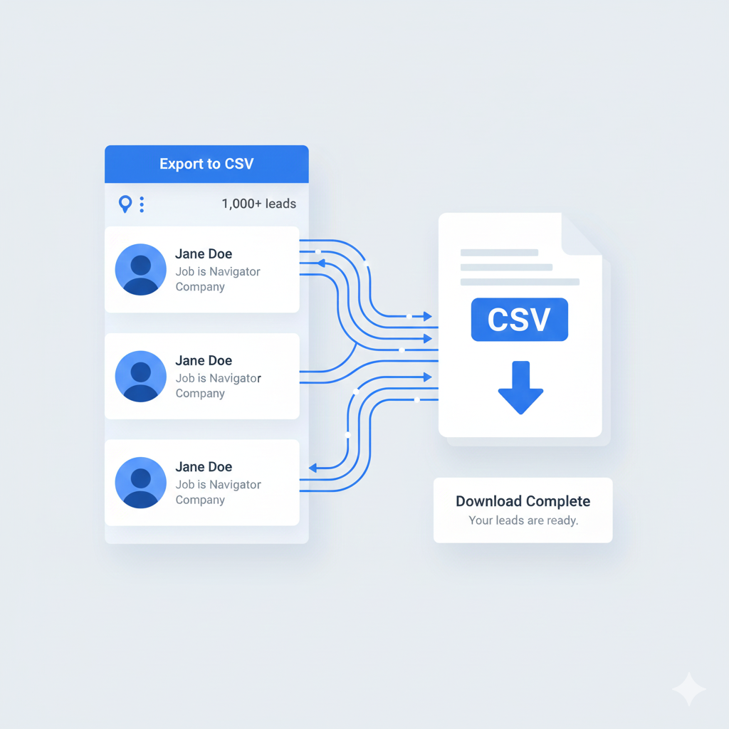 Sales Navigator Export